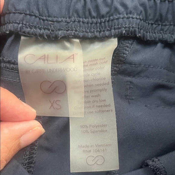 CALIA by Carrie Underwood Navy Wide Leg Pants - Picture 3 of 5